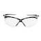 Jackson Safety Safety Glasses, Anti-Fog, Clear Lens, Black Frame, Half-Frame 50001 - alternate 4